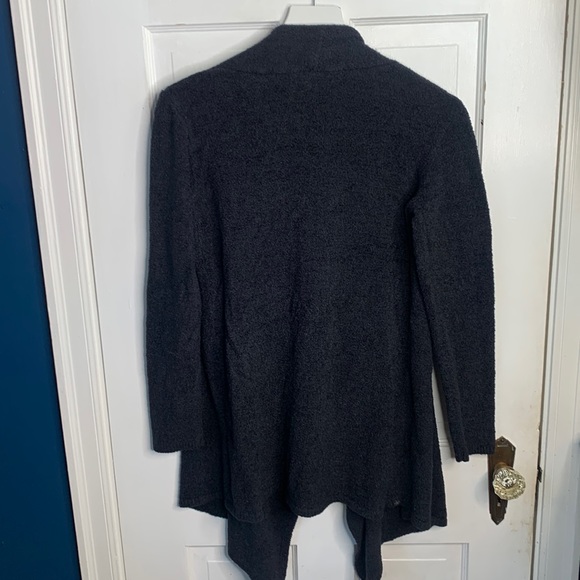 BAREFOOT DREAMS Open Bamboo Chic Lite Calypso cascade cardigan W-237 Sz S/M - Picture 6 of 8